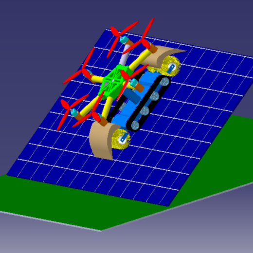 太阳能电池板清洁机器人缩略图